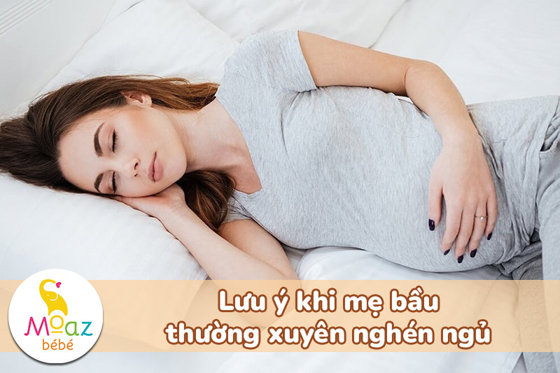 Lưu ý khi mẹ bầu thường xuyên nghén ngủ