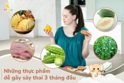 thực phẩm dễ gây sảy thai trong 3 tháng đầu