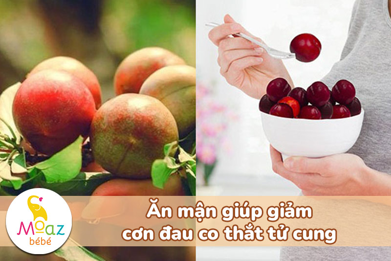 Ăn mận giúp giảm cơn đau co thắt tử cung