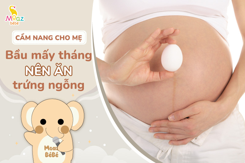 Mẹ bầu mấy tháng ăn được trứng ngỗng?