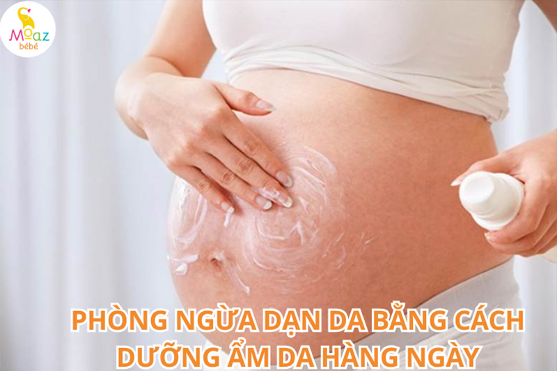 Cách phòng ngừa rạn da khi mang thai