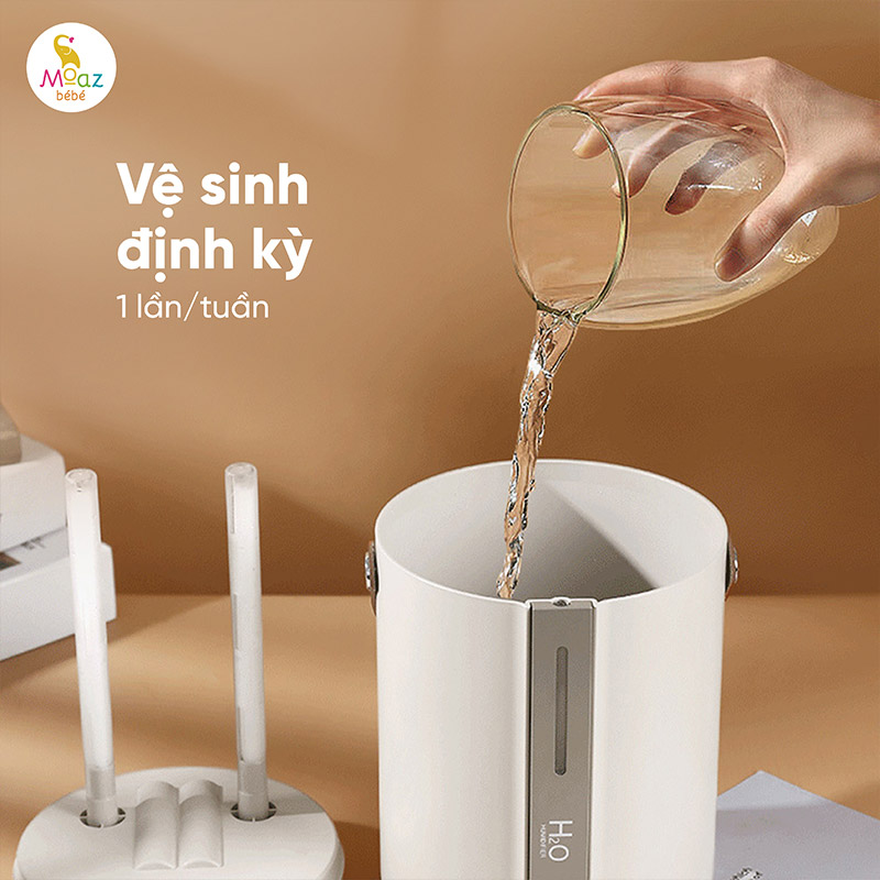 Máy phun sương tạo ẩm xách tay cho bé Moaz BéBé MB - 116 7 may phun suong cho be mb116 7