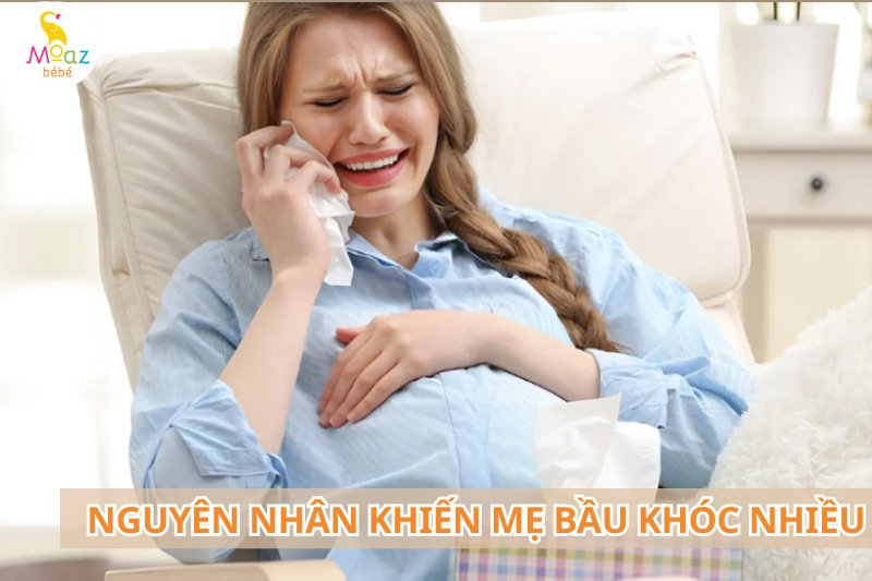 Nguyên nhân khiến mẹ bầu khóc nhiều