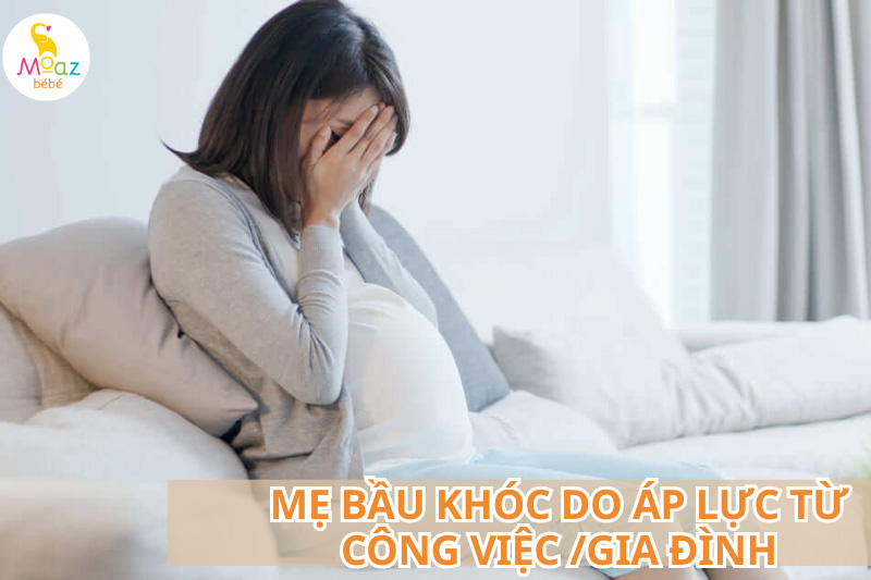 Nguyên nhân khiến mẹ bầu khóc nhiều