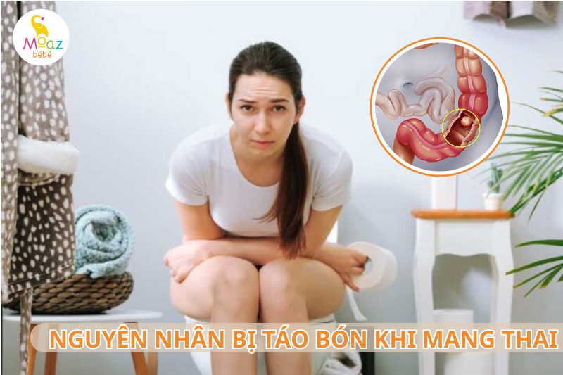 Nguyên nhân thai phụ bị táo bón khi mang thai
