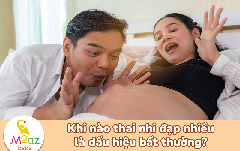Khi nào thai nhi đạp nhiều là dấu hiệu bất thường?