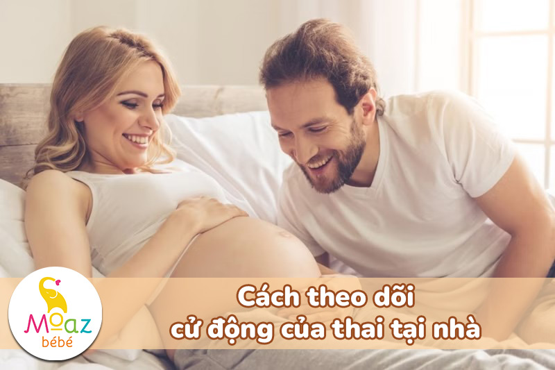 Cách theo dõi cử động của thai tại nhà