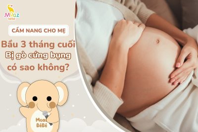 Gò cứng bụng bầu 3 tháng cuối có nguy hiểm không?