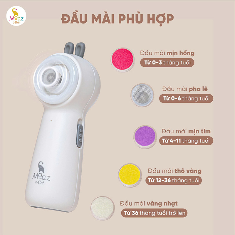 Bộ cắt dũa móng tay cho bé Moaz BéBé MB - 118 4 bo dua mong tay cho be 5