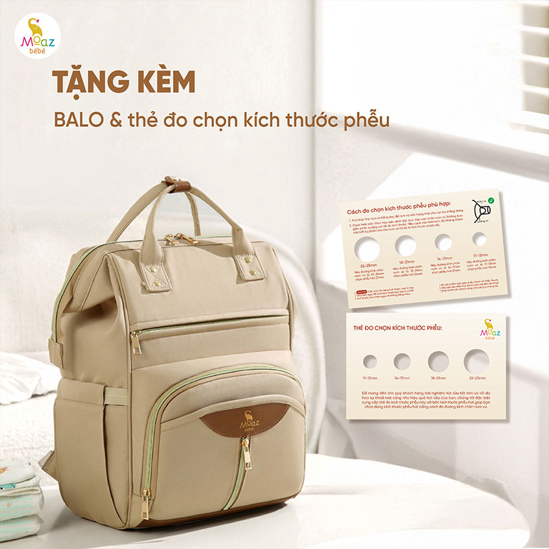 Máy hút sữa điện đôi cao cấp Moaz BéBé MB - 110 5 may hut sua dien doi cao cap mb110 5