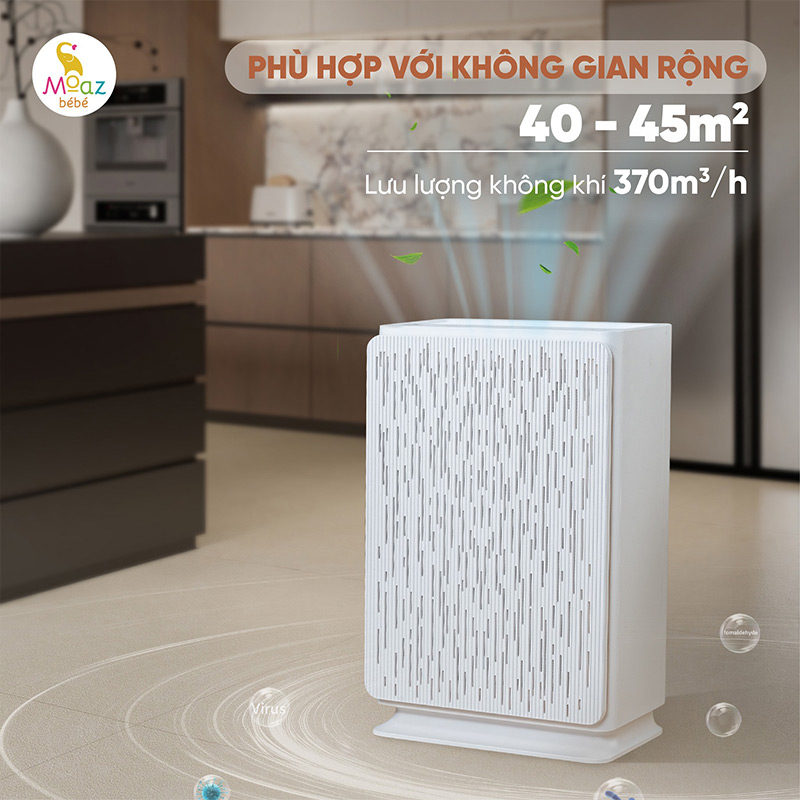 Máy lọc không khí cao cấp Moaz BéBé MB - 112 6 máy lọc không khí cho trẻ sơ sinh