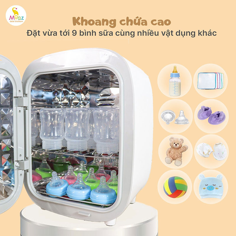 Những điểm nổi bật của máy tiệt trùng bình sữa MB072