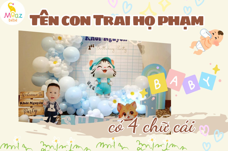 Đặt tên con trai họ Phạm 4 chữ