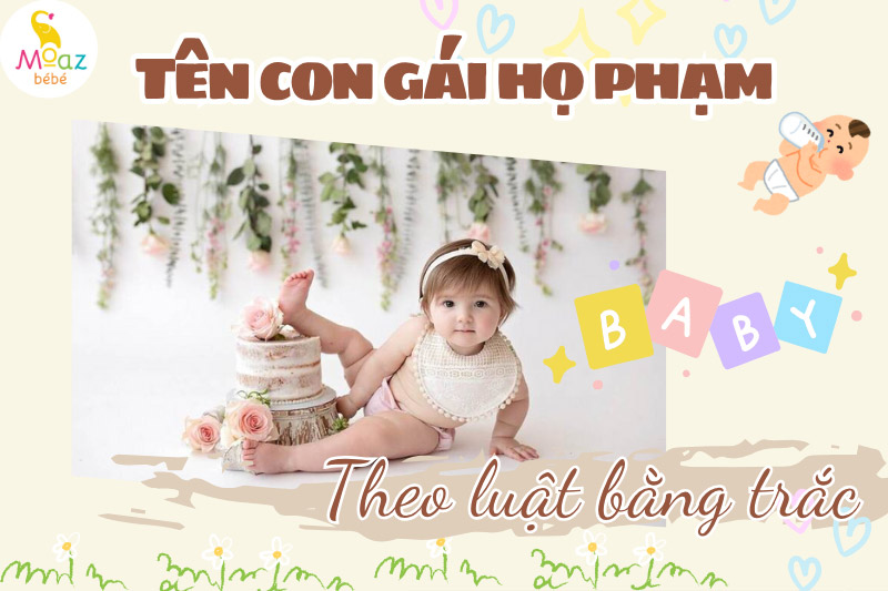 Đặt tên con gái họ Phạm theo luật bằng trắc