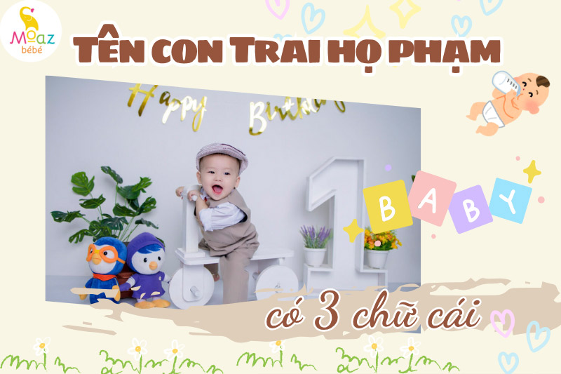 Đặt tên con trai họ Phạm 3 chữ