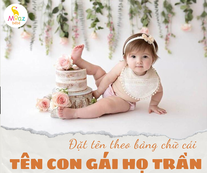 Đặt tên con gái họ Trần theo bảng chữ cái