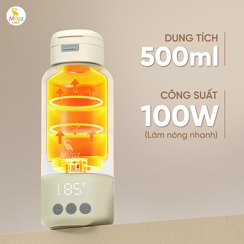 bình đun nước di động cầm tay mb114