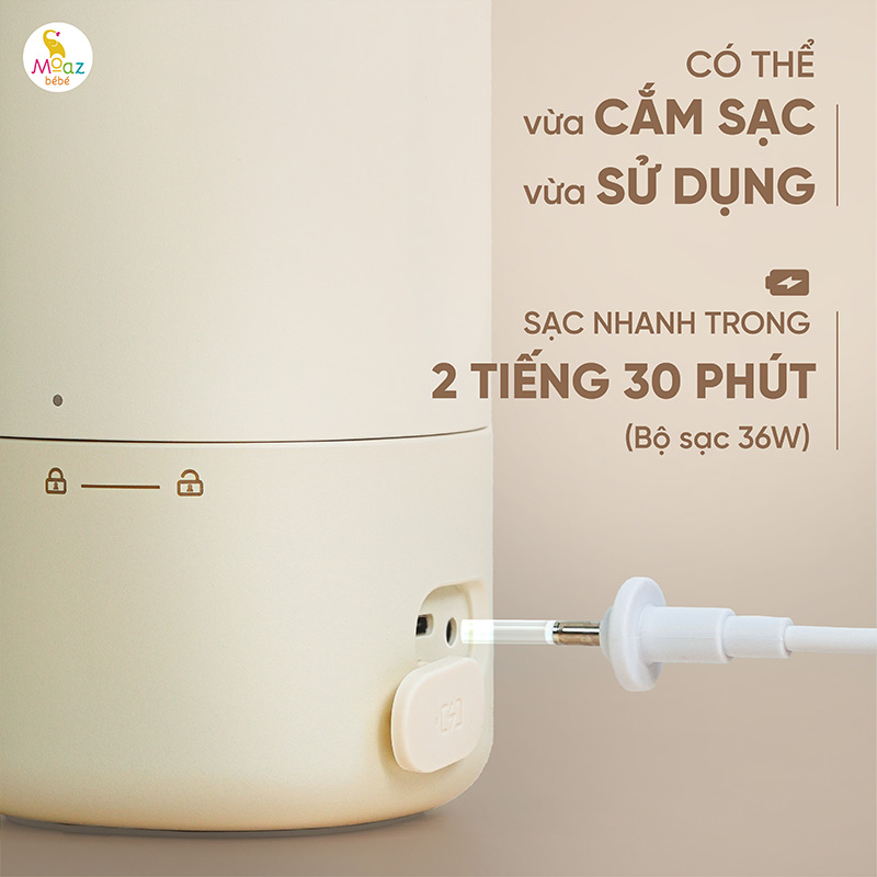 bình đun nước di động cầm tay mb114