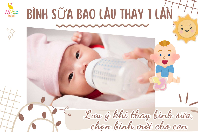 Lưu ý khi thay bình sữa