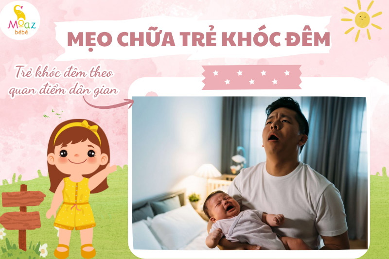 Trẻ con khóc đêm tâm linh theo quan niệm dân gian