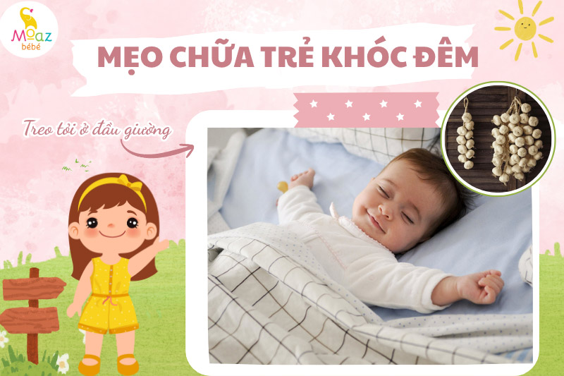 mẹo chữa trẻ khóc đêm tâm linh