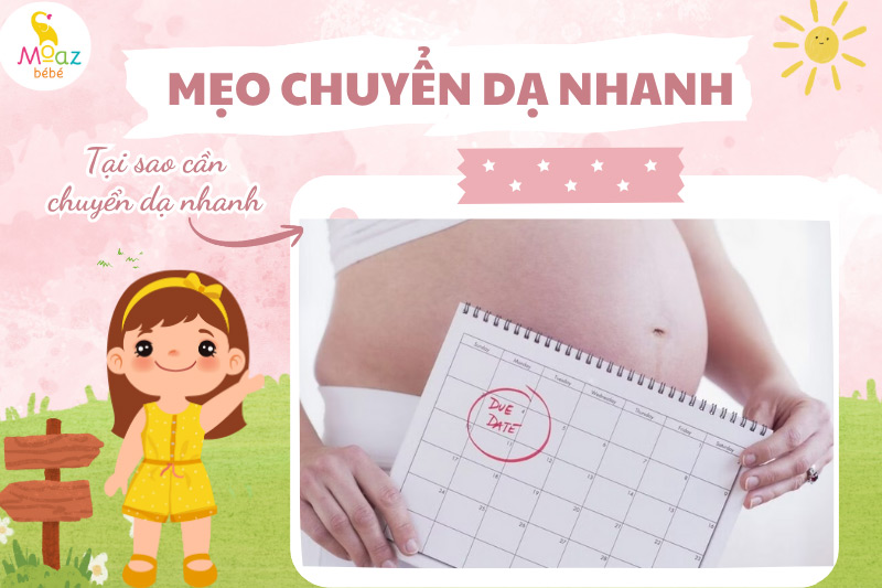 Tại sao phải dùng mẹo dân gian để chuyển dạ nhanh?
