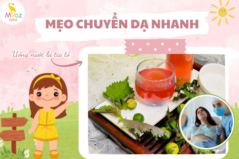 mẹo dân gian giúp chuyển dạ nhanh