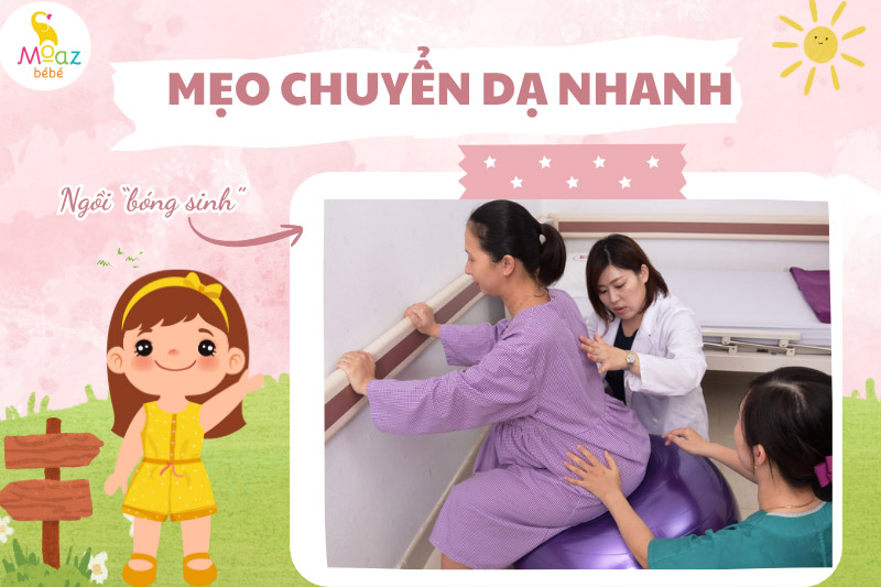 mẹo dân gian giúp chuyển dạ nhanh
