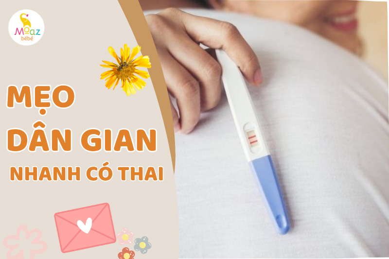 Có nên áp dụng mẹo dân gian nhanh có thai?