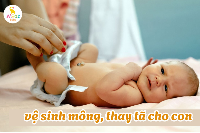 Cách chăm sóc trẻ đi phân hoa cà hoa cải