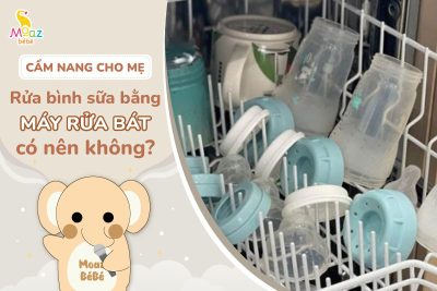 Có nên rửa bình sữa bằng máy rửa bát không?