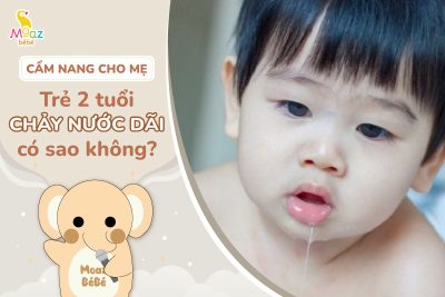Trẻ 2 tuổi chảy nước dãi nhiều có sao không?