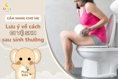 cách đi đại tiện sau sinh thường
