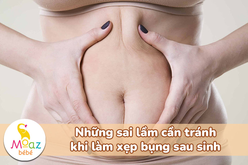 Những sai lầm cần tránh khi làm xẹp bụng sau sinh