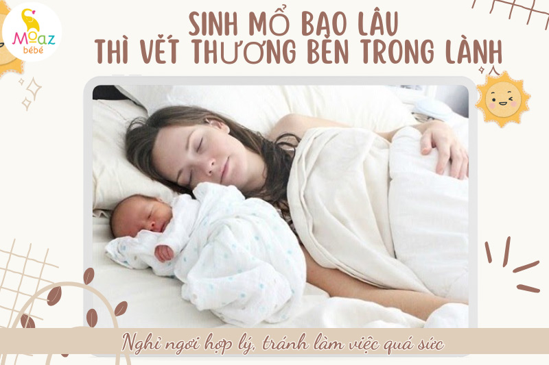 Biện pháp giúp hồi phục vết mổ sau sinh nhanh chóng