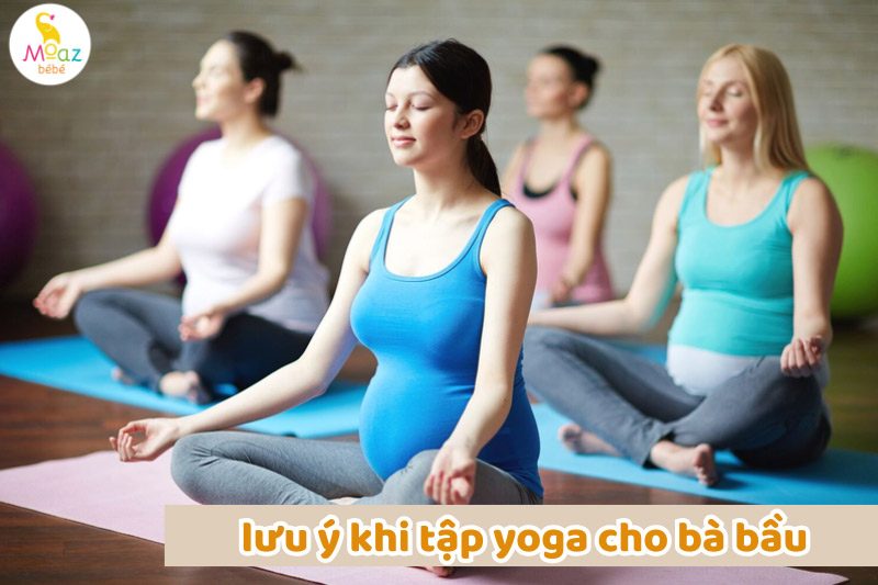 Lưu ý quan trọng khi mẹ bầu tập yoga