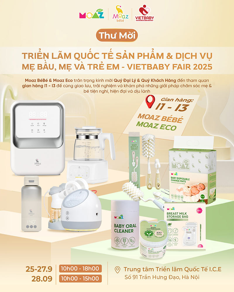 thu moi moaz viet baby fair ha noi 2025