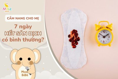 7 ngày đã hết sản dịch có bình thường không?