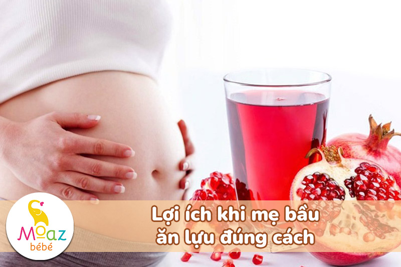 Lợi ích khi bà bầu ăn lựu đúng cách