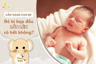 Bé bị bẹp đầu lớn lên có hết không?