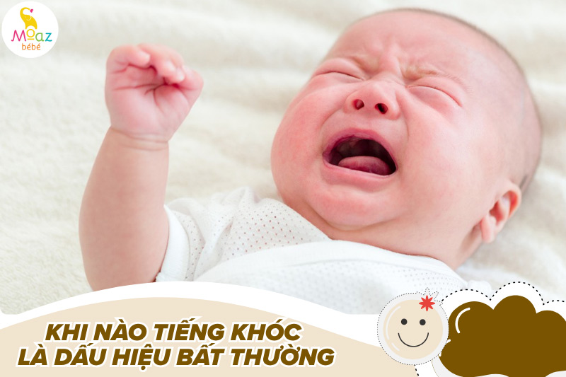 Khi nào tiếng khóc của trẻ sơ sinh là dấu hiệu bất thường?
