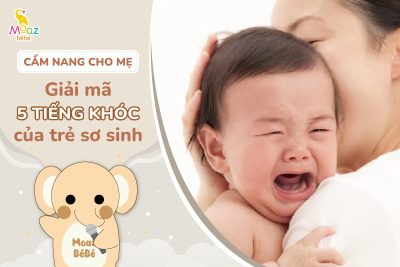 Giải mã 5 tiếng khóc của trẻ sơ sinh