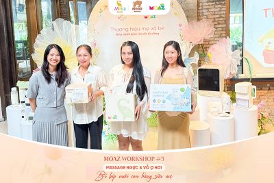 MOAZ gửi lời cảm ơn chân thành nhất tới các mẹ đến với Workshop số #05: “Massage ngực & vỗ ợ hơi - Bí kíp nuôi con bằng sữa mẹ” 11 moaz recap workshop so 5 9