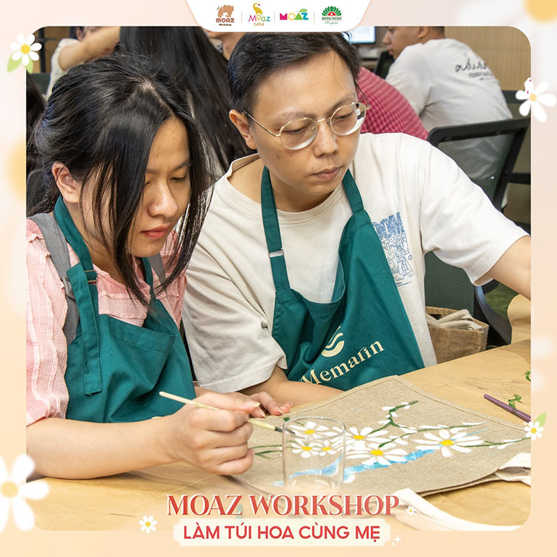 moaz workshop lam tui hoa cung me 12
