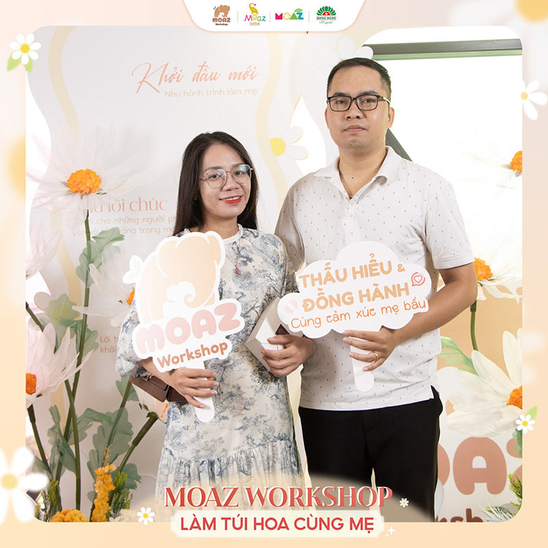moaz workshop lam tui hoa cung me 2