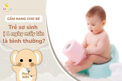 trẻ sơ sinh ị mấy lần 1 ngày
