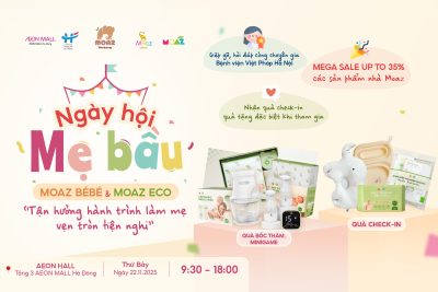 Điểm danh những hoạt động nổi bật tại Ngày Hội Mẹ Bầu 22/11 AEON Mall Hà Đông 3 MEGA SALE AEON web