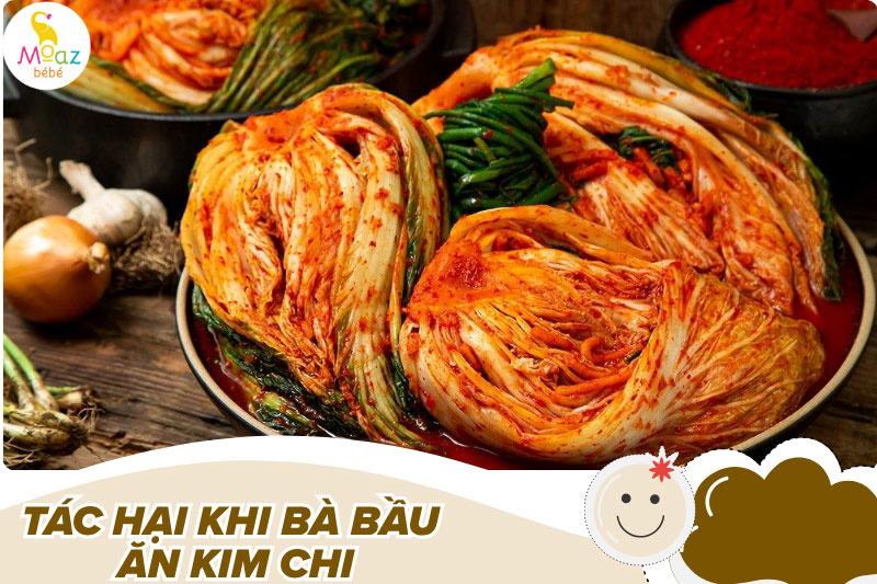 Tác hại tiềm ẩn khi bà bầu ăn kim chi không đúng cách