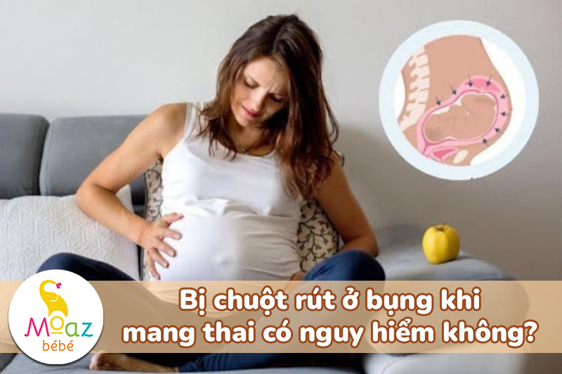 Chuột rút ở bụng khi mang thai như thế nào?