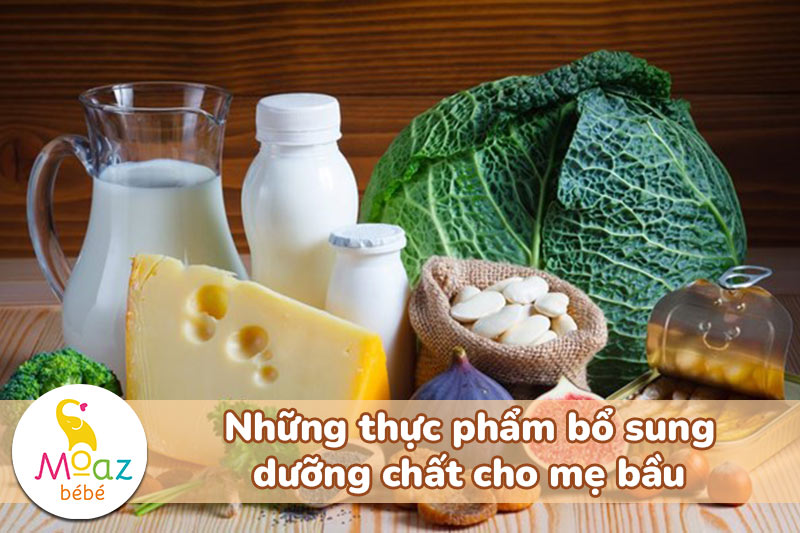 Những thực phẩm bổ sung dưỡng chất cho mẹ bầu
